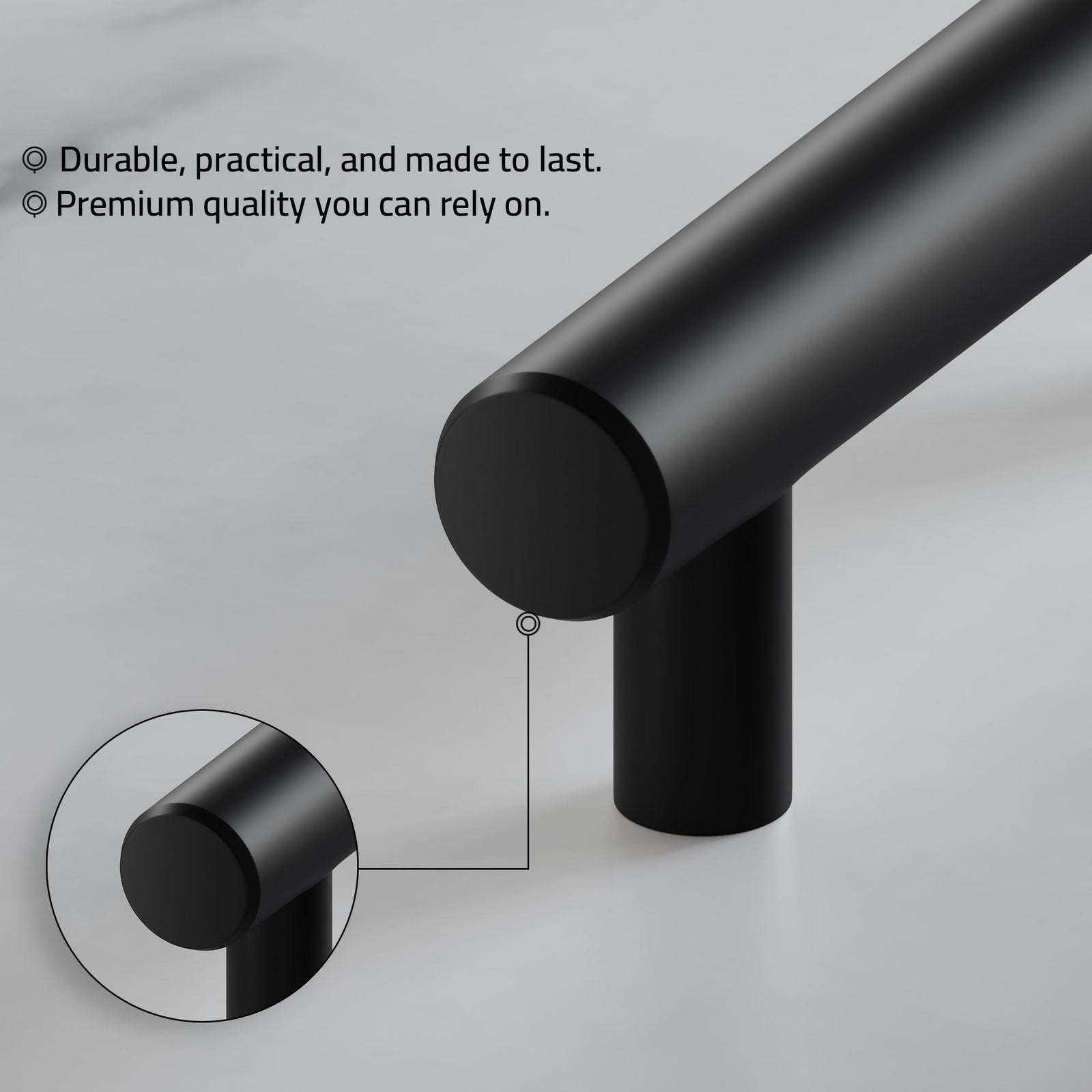 Dowell Cabinet Handle, Stainless Steel/Aluminum Construction Bar Plulls 3001 Series