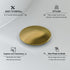 Dowell Pop Up Drain Stopper With/Without Overflow for Bathroom Vanity/Vessel Sink - 6011 07/08 Series