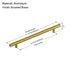 Dowell Cabinet Handle, Stainless Steel/Aluminum Construction Bar Plulls 3001 Series
