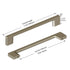 Dowell Cabinet Pulls - Zinc Alloy, Cabinet Drawer/Door Pulls/Handles - 3008 Series