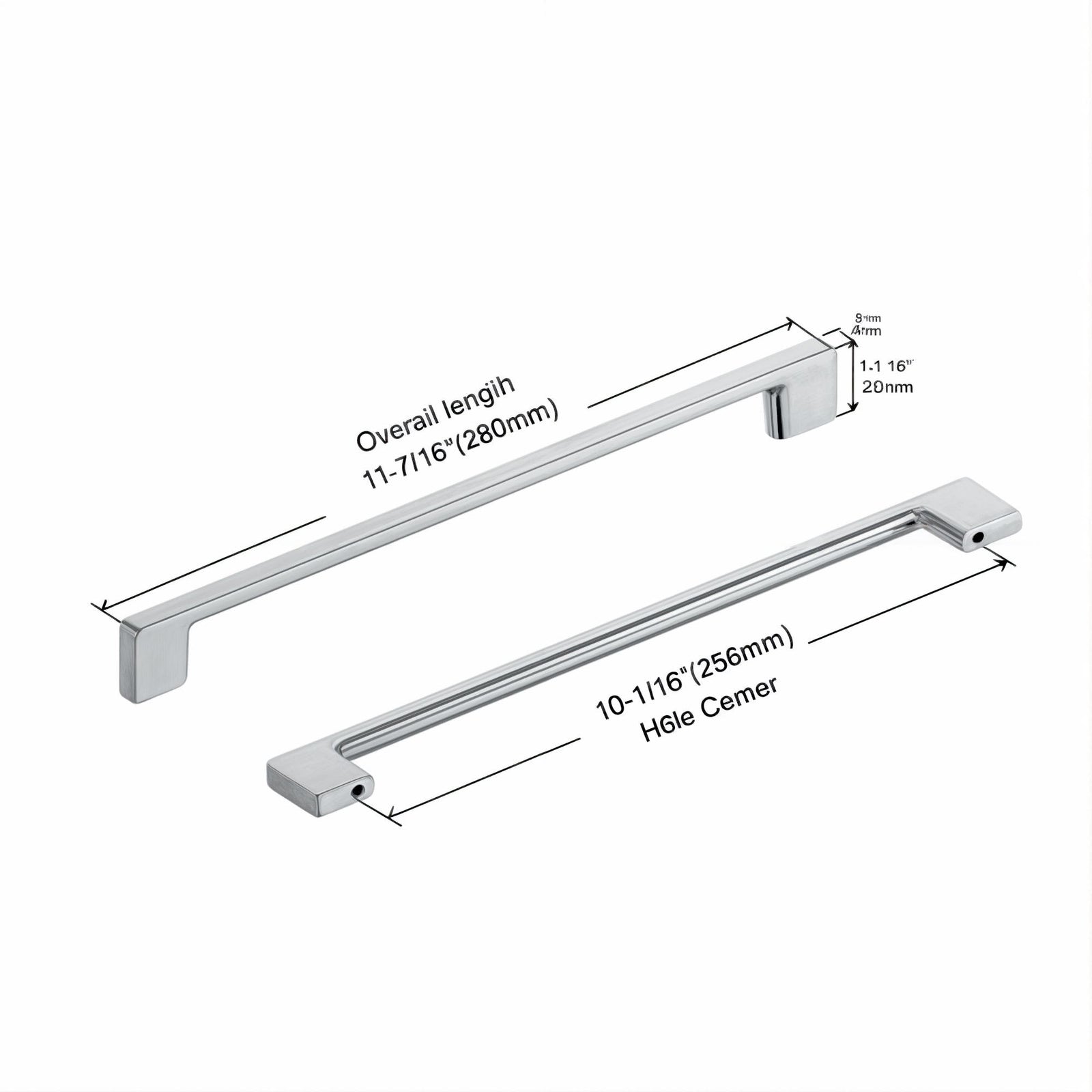 Dowell Cabinet Pulls - Zinc Alloy, Cabinet Drawer/Door Pulls/Handles - 3008 Series