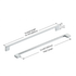 Dowell Cabinet Pulls - Zinc Alloy, Cabinet Drawer/Door Pulls/Handles - 3008 Series