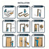 Dowell Flush Door Slab, Door Frame Kit