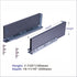 Dowell Slim Metal Drawer Kit, Soft-Close Full Extension Undermount Slides Drawer System, Dark Gray Cabinet Drawer Set for Kitchen & Bathroom