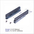Dowell Slim Metal Drawer Kit, Soft-Close Full Extension Undermount Slides Drawer System, Dark Gray Cabinet Drawer Set for Kitchen & Bathroom