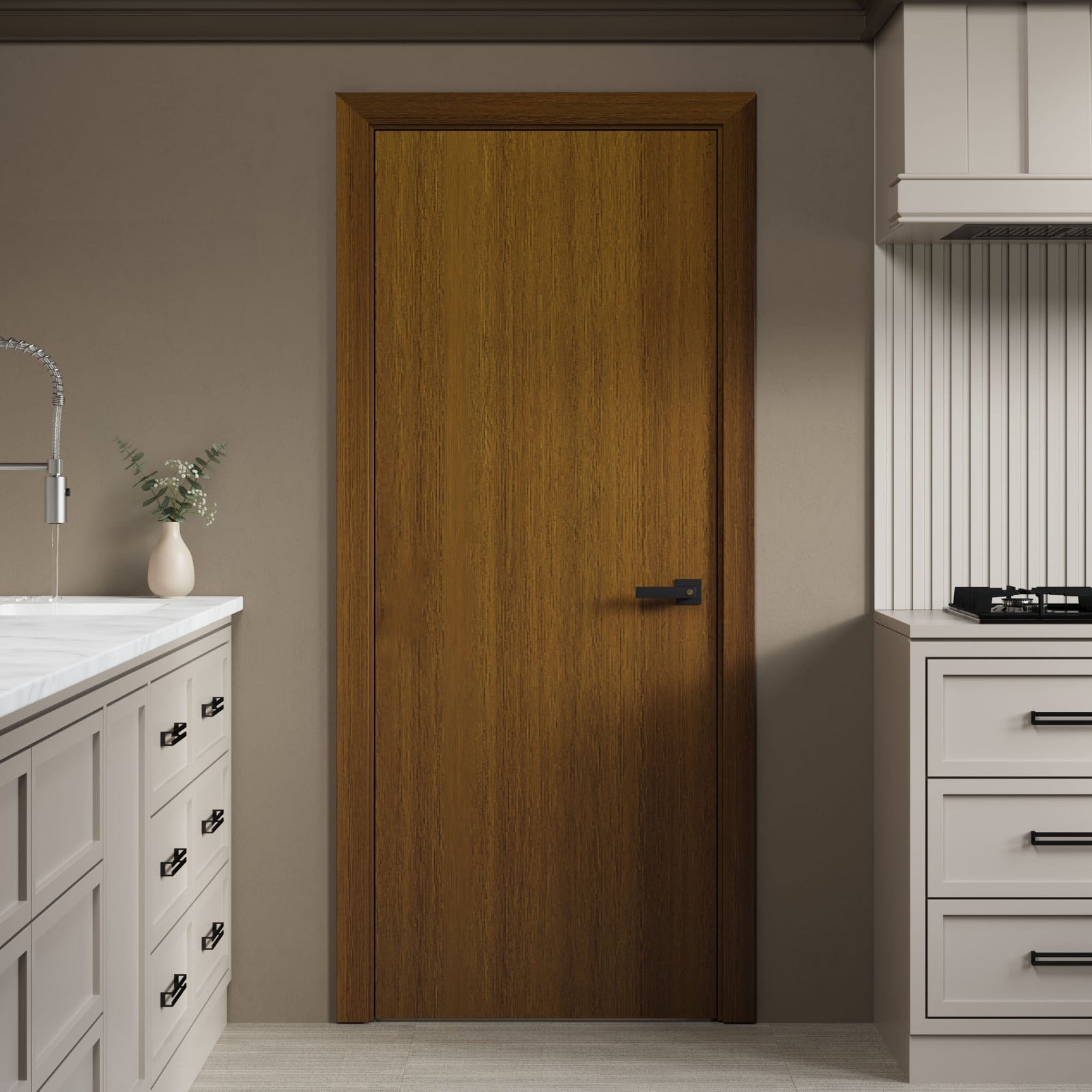 Dowell Flush Door Slab, Door Frame Kit