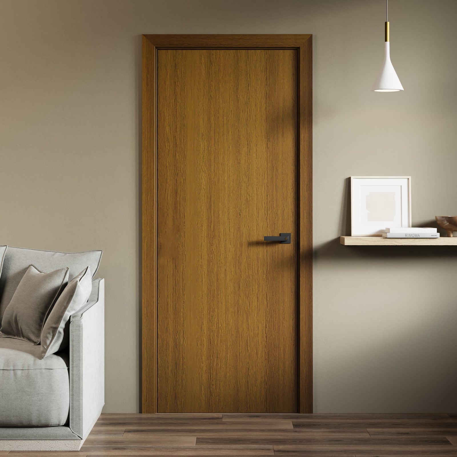 Dowell Flush Door Slab, Door Frame Kit