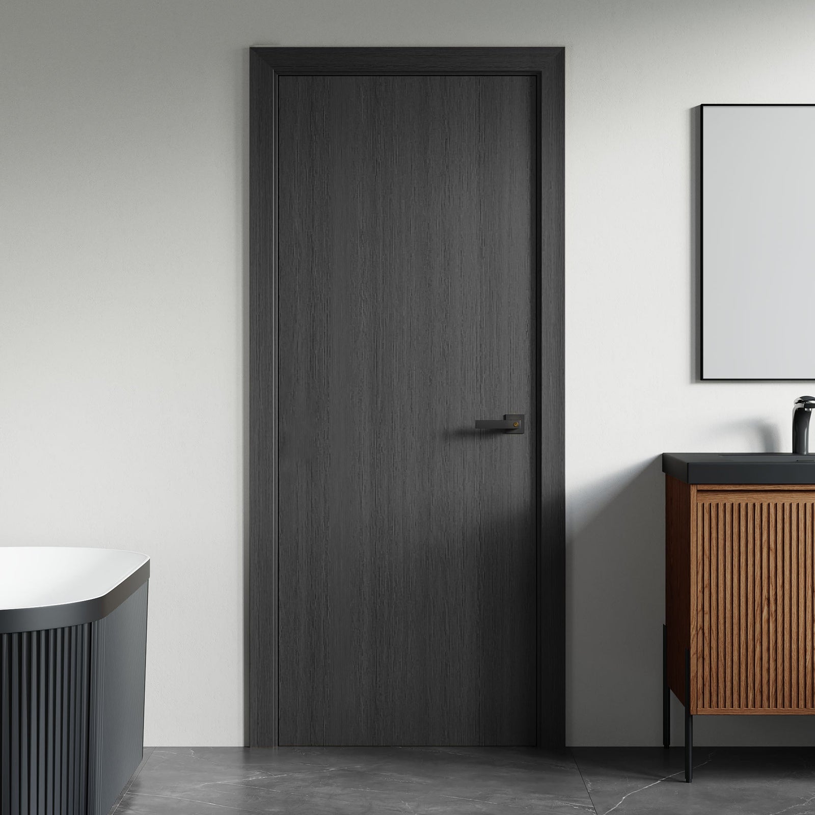 Dowell Flush Door Slab, Door Frame Kit