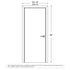 Dowell Flush Door Slab, Door Frame Kit