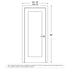 Dowell Primed Door Slab, Door Frame Kit