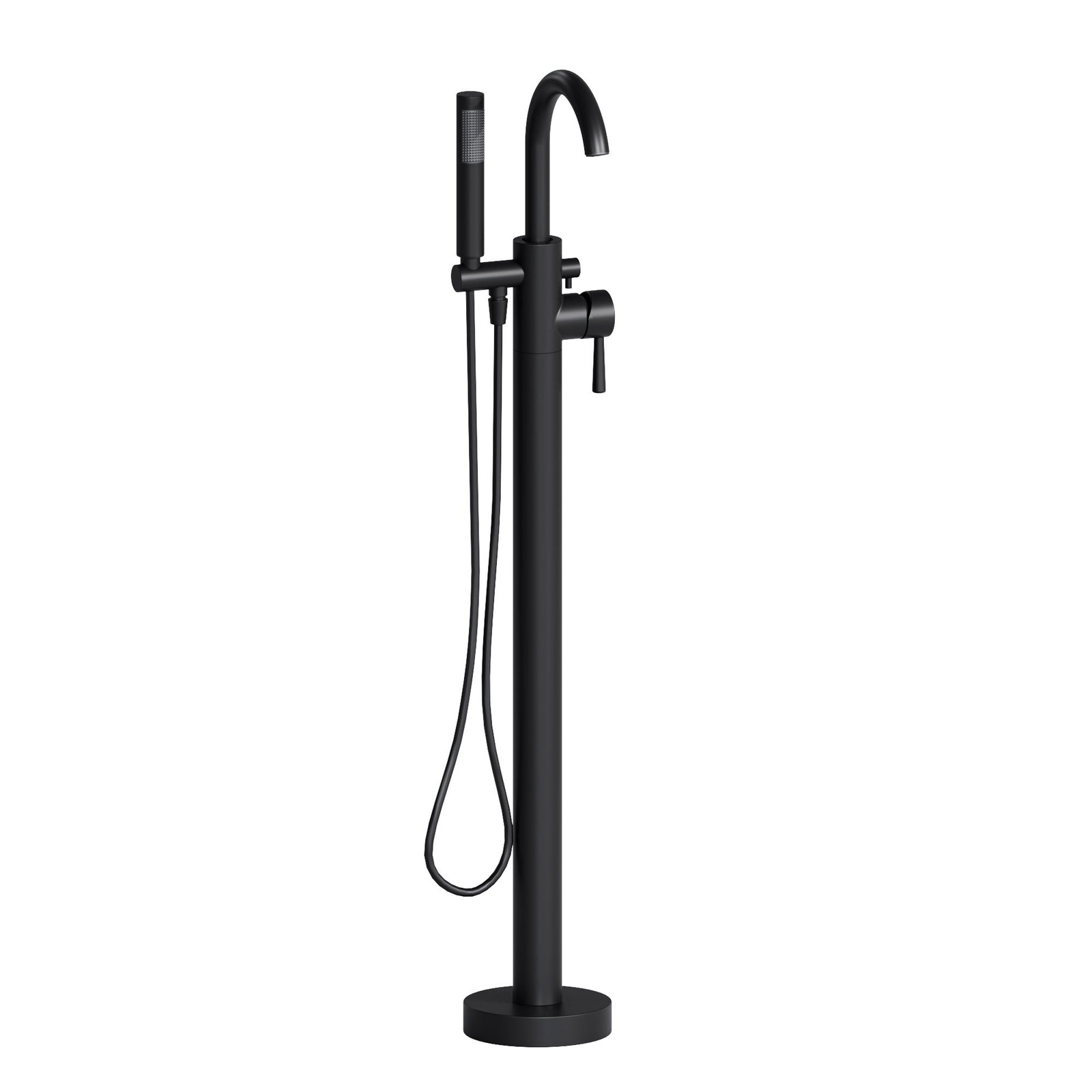 Dowell Freestanding Bathtub Faucet - 8003 001 Series, Floor Mounted Brass Bathroom Tub Faucets with Hand Shower