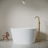 Dowell Freestanding Bathtub Faucet - 8003 001 Series, Floor Mounted Brass Bathroom Tub Faucets with Hand Shower