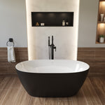Dowell 59" Freestanding Acrylic Oval Bathtub - 60 Gallon Capacity - 080 5930 Series