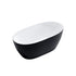 Dowell 59" Freestanding Acrylic Oval Bathtub - 60 Gallon Capacity - 080 5930 Series