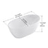 Dowell 59" Freestanding Acrylic Oval Bathtub - 60 Gallon Capacity - 080 5930 Series