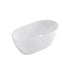 Dowell 59" Freestanding Acrylic Oval Bathtub - 60 Gallon Capacity - 080 5930 Series