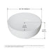 Dowell 59-1/8" Freestanding White Stone Resin Round Bathtub - 121 Gallon Capacity - 078 59 01 Series