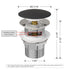 Dowell Freestanding Bathtub Pop-Up Drain / Stopper with overflow