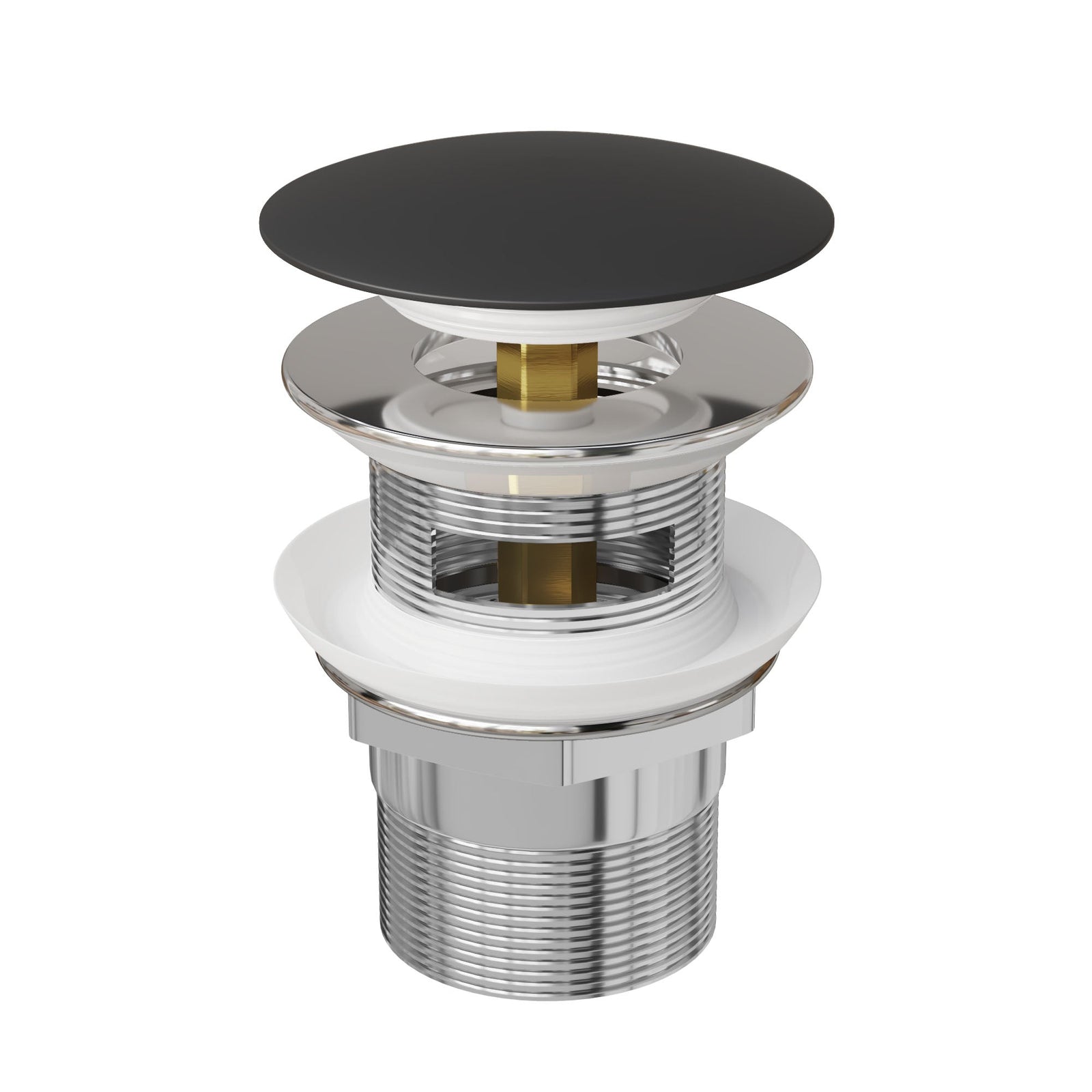 Dowell Freestanding Bathtub Pop-Up Drain / Stopper with overflow