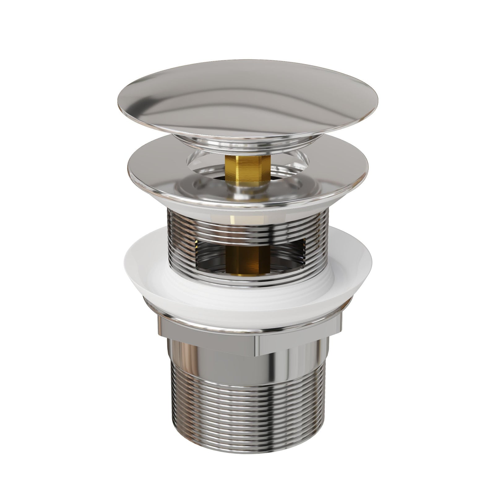 Dowell Freestanding Bathtub Pop-Up Drain / Stopper with overflow