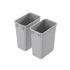 dowell grey plastic trash can 9gal 4000 35 04 45 degree view 2pack