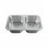 Dowell 32" Kitchen Undermount Double Bowl Sink - Two 14" Bowls, 9" Deep, Stainless Steel 18 Gauge - 6001 Series
