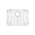 Dowell 23" L x 18" W Handcrafted Undermount Kitchen Sink 16 Gauge Stainless Steel 9" Depth Single Bowl With Grid Strainer