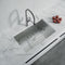 Dowell 30" L x 18" W Handcrafted Undermount Kitchen Sink 18 Gauge Stainless Steel 9" Depth Single Bowl With Grid Strainer