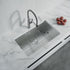 Dowell 30" L x 18" W Handcrafted Undermount Kitchen Sink 18 Gauge Stainless Steel 10" Depth Single Bowl With Grid Strainer