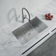 Dowell 30" L x 18" W Handcrafted Undermount Kitchen Sink 18 Gauge Stainless Steel 10" Depth Single Bowl With Grid Strainer