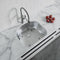 Dowell 23-5/8" Kitchen Undermount Sink - 9" Deep Bowl, D-Shaped, Stainless Steel 18/16 Gauge - 6001 Series