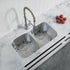 Dowell 32" Kitchen Undermount Double Bowl Sink - Two 14" Bowls, 9" Deep, Stainless Steel 18 Gauge - 6001 Series