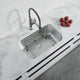 Dowell 27" Kitchen Undermount Sink - 9" Deep Bowl, Stainless Steel 18 Gauge - 6001 Series