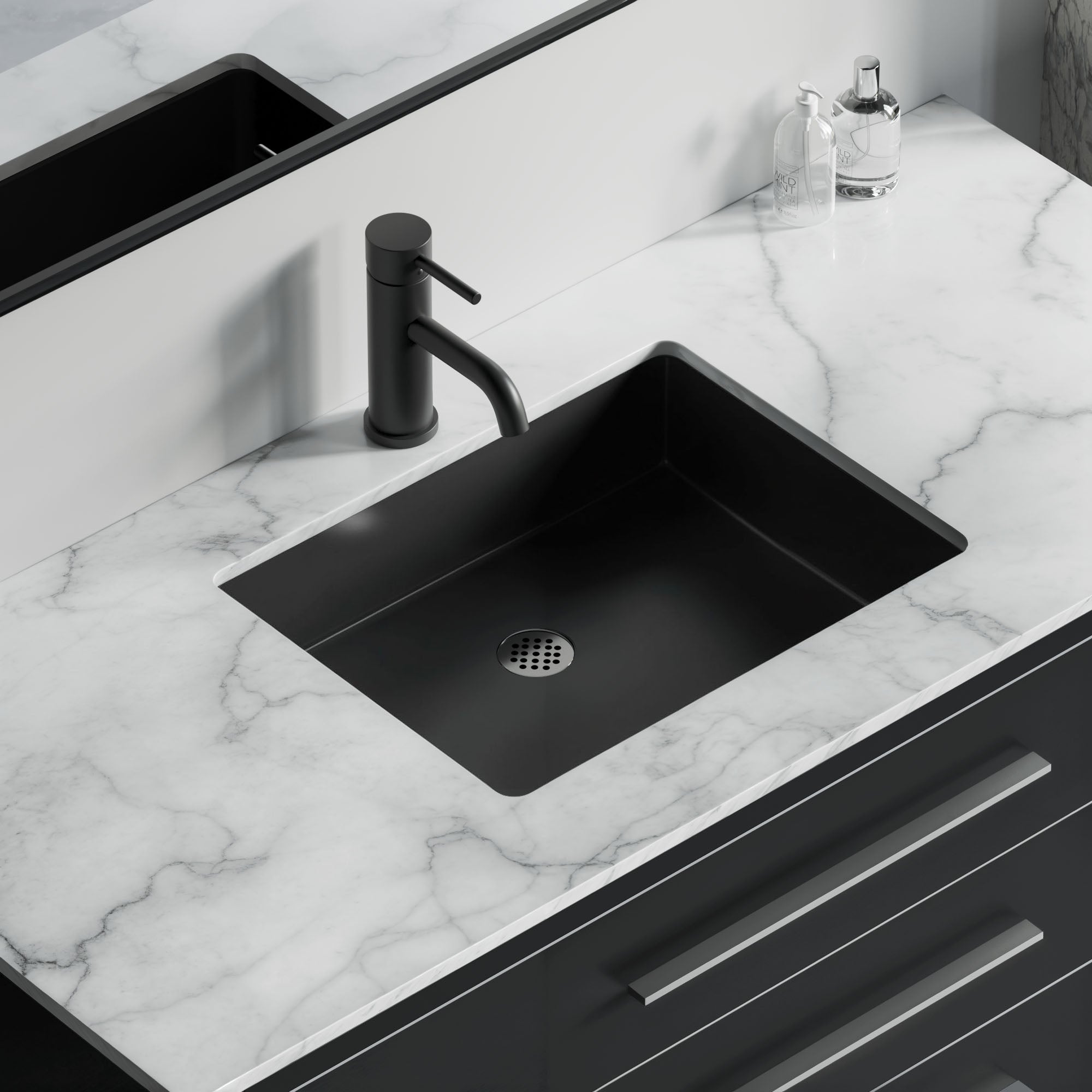 Dowell 19" Bathroom Undermount Sink - 4-3/8" Deep Bowl, Stainless Steel 18 Gauge - 6001 1915 Series