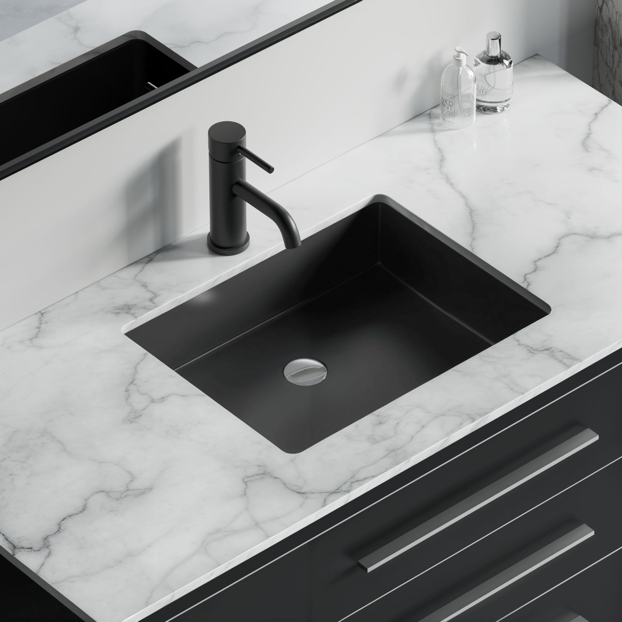 Dowell 19" Bathroom Undermount Sink - 4-3/8" Deep Bowl, Stainless Steel 18 Gauge - 6001 1915 Series