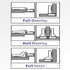 Dowell Soft-Close Adjustable Cabinet Hinge, Nickel Finish