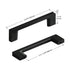 Dowell Cabinet Pulls - Zinc Alloy, Cabinet Drawer/Door Pulls/Handles - 3008 Series