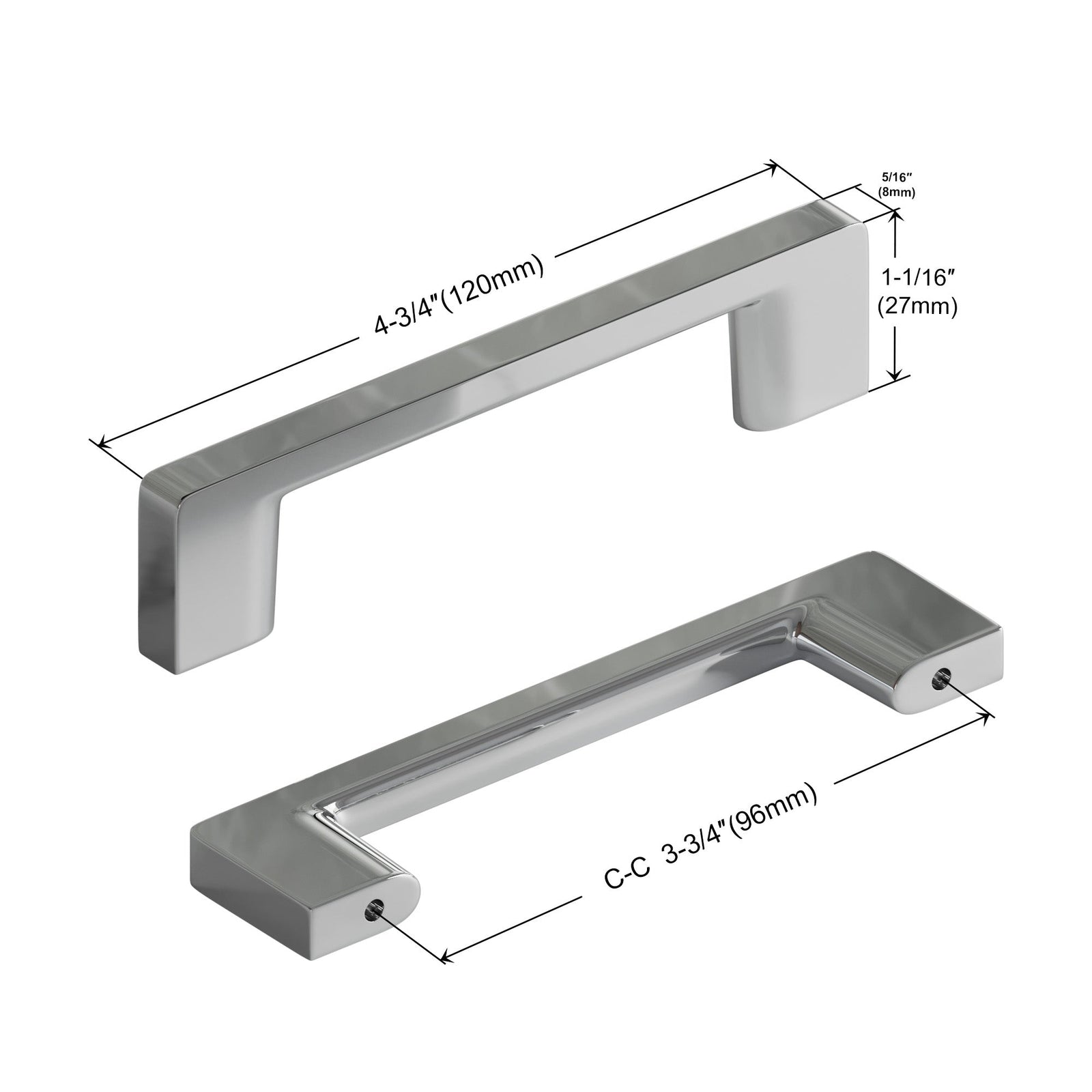 Dowell Cabinet Pulls - Zinc Alloy, Cabinet Drawer/Door Pulls/Handles - 3008 Series