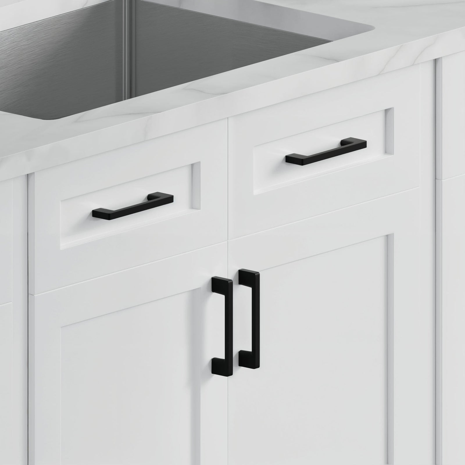 Dowell Cabinet Pulls - Zinc Alloy, Cabinet Drawer/Door Pulls/Handles - 3008 Series