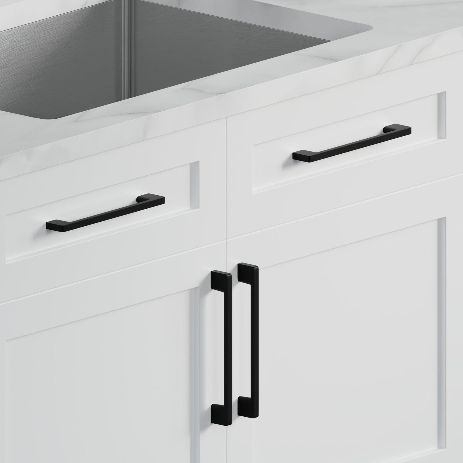 Dowell Cabinet Pulls - Zinc Alloy, Cabinet Drawer/Door Pulls/Handles - 3008 Series