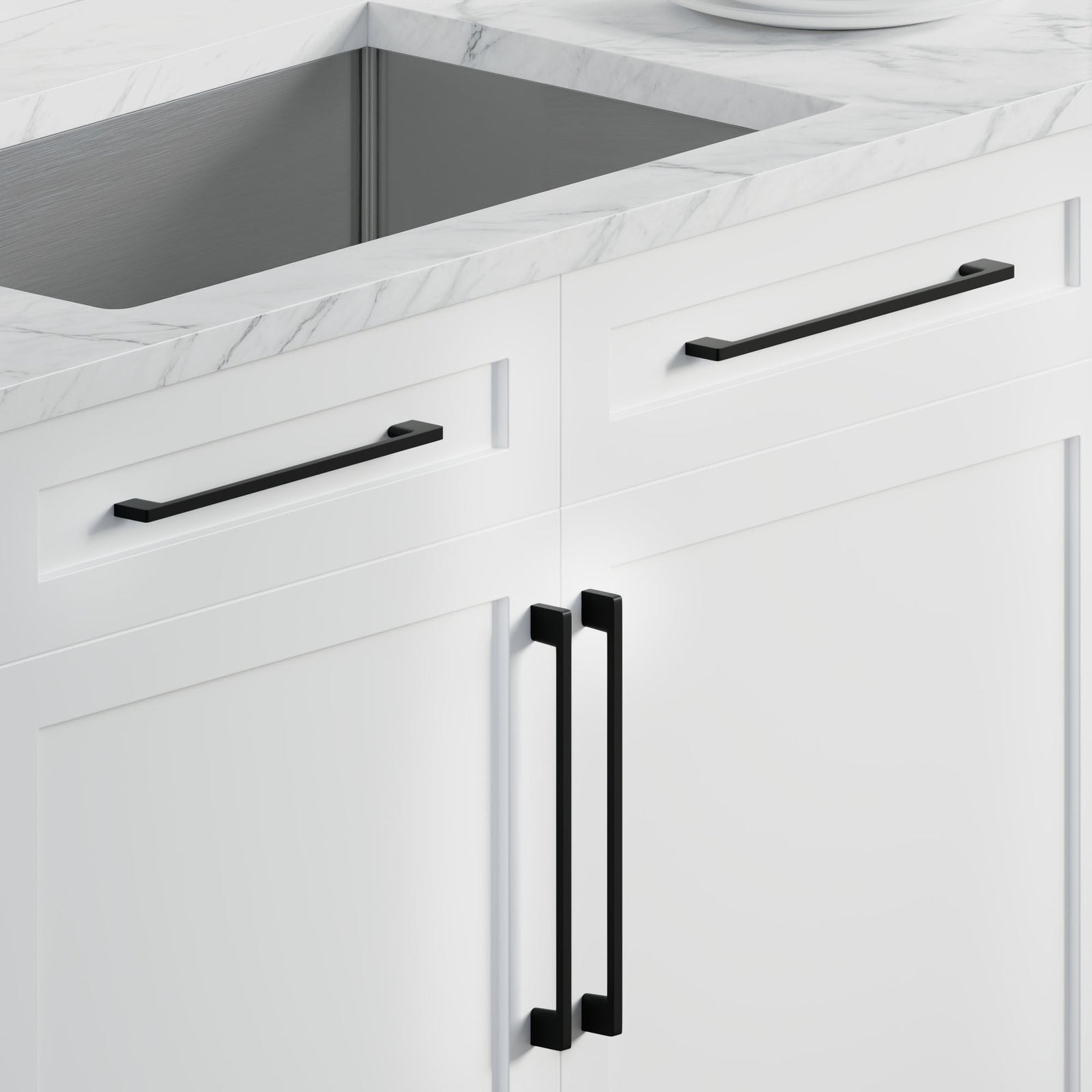 Dowell Cabinet Pulls - Zinc Alloy, Cabinet Drawer/Door Pulls/Handles - 3008 Series