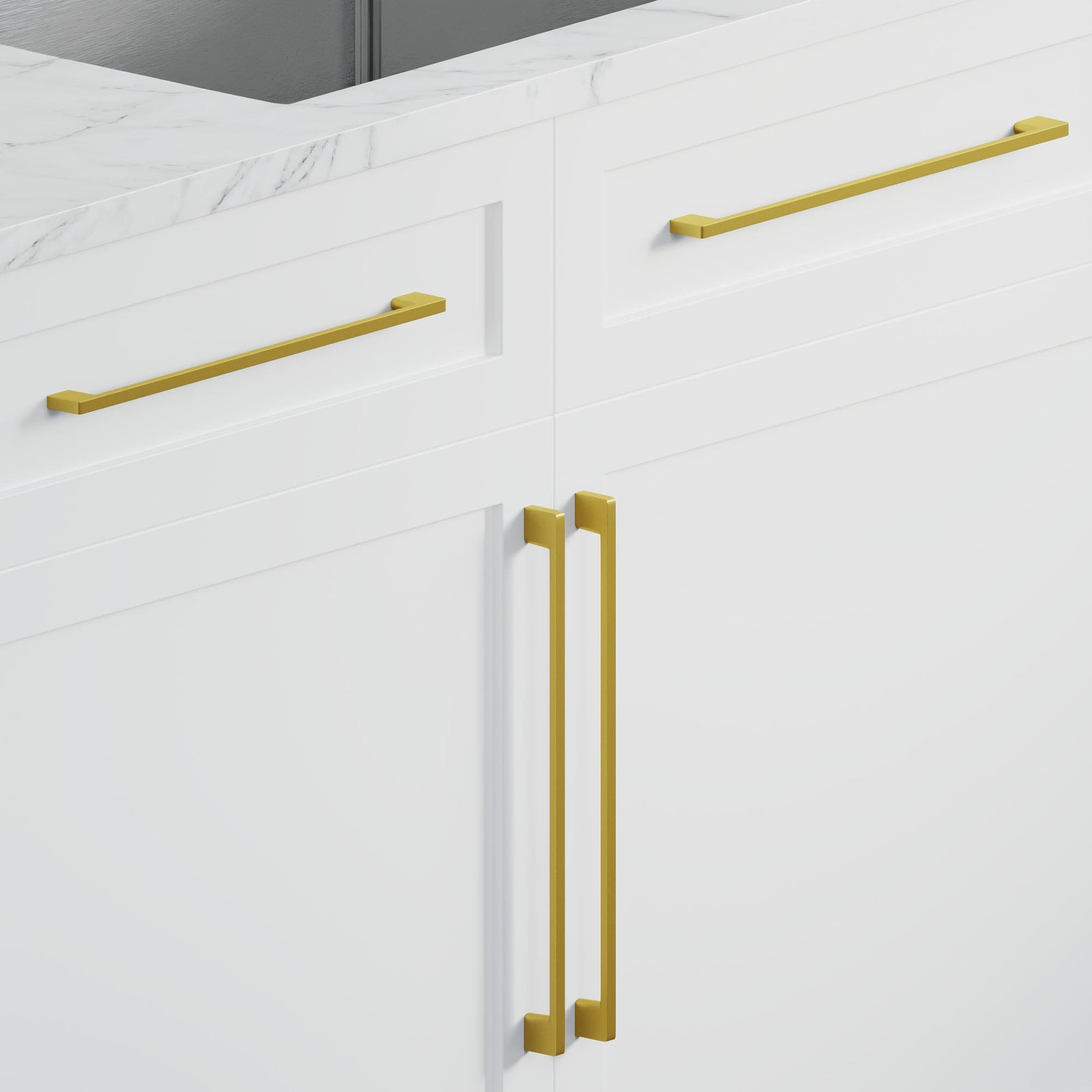 Dowell Cabinet Pulls - Zinc Alloy, Cabinet Drawer/Door Pulls/Handles - 3008 Series