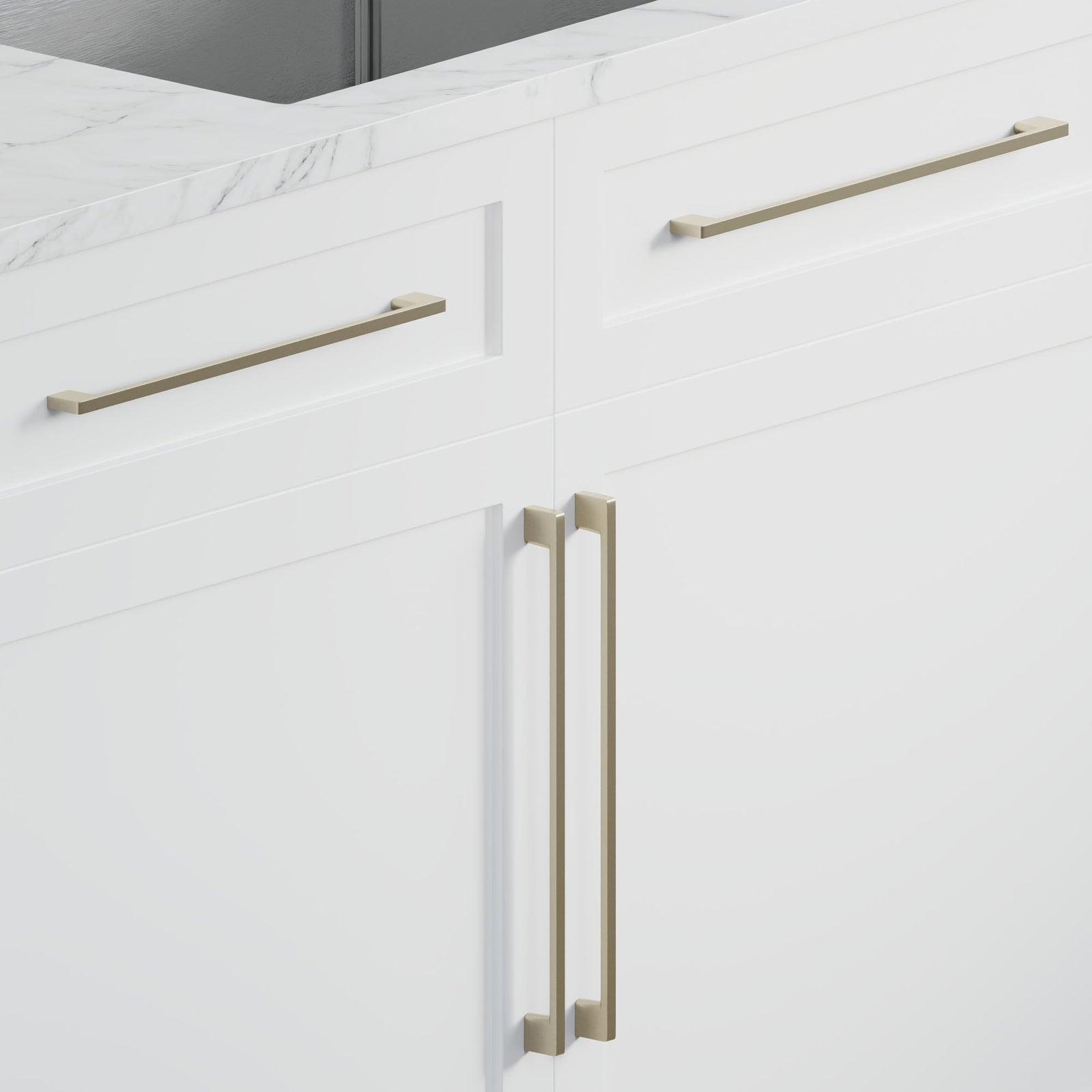 Dowell Cabinet Pulls - Zinc Alloy, Cabinet Drawer/Door Pulls/Handles - 3008 Series
