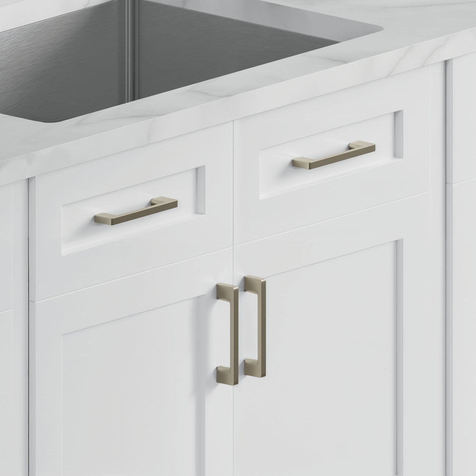 Dowell Cabinet Pulls - Zinc Alloy, Cabinet Drawer/Door Pulls/Handles - 3008 Series