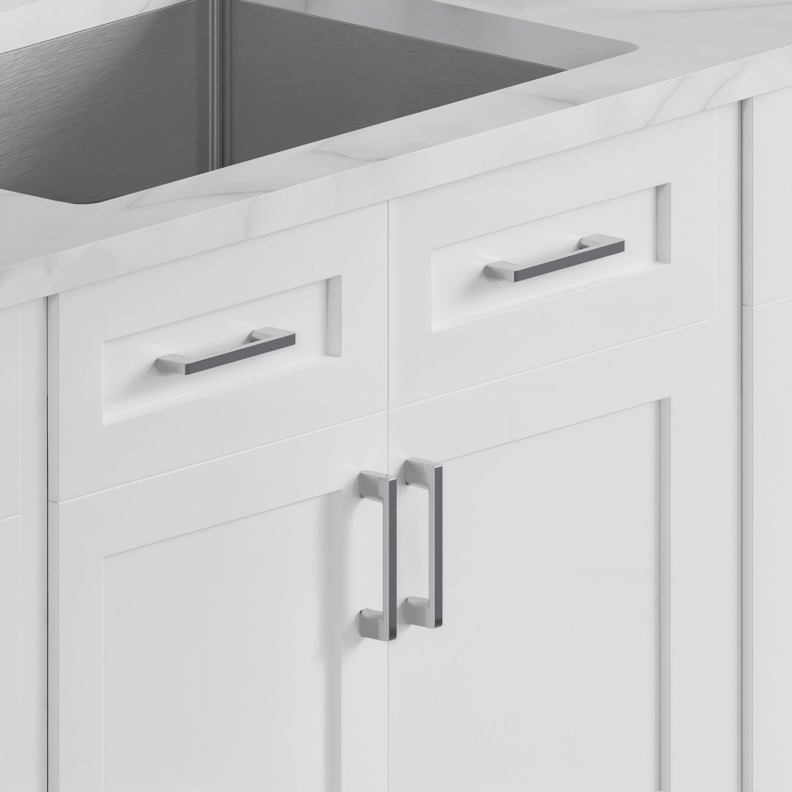 Dowell Cabinet Pulls - Zinc Alloy, Cabinet Drawer/Door Pulls/Handles - 3008 Series