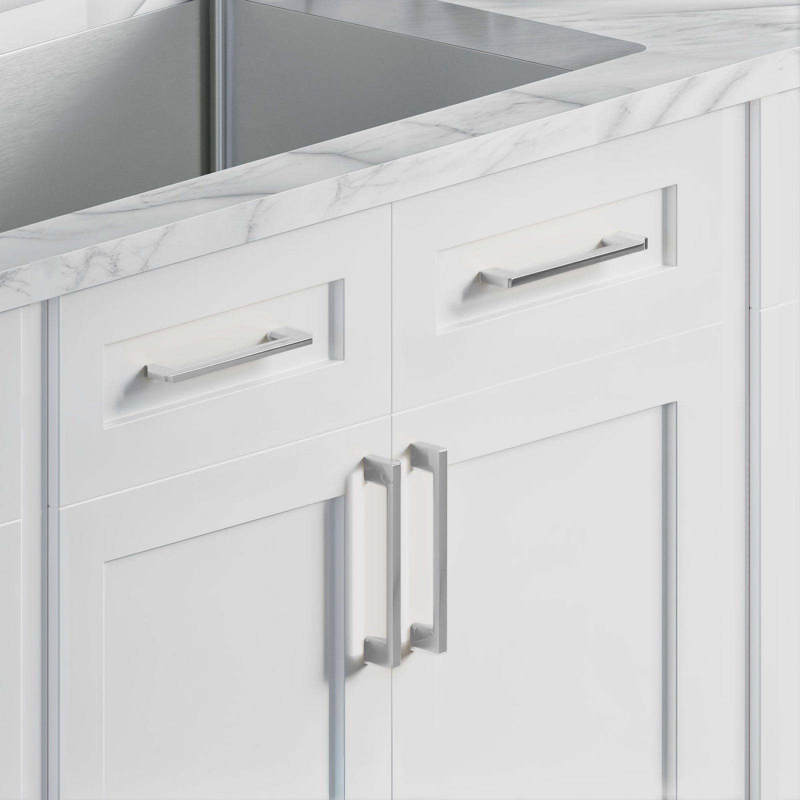 Dowell Cabinet Pulls - Zinc Alloy, Cabinet Drawer/Door Pulls/Handles - 3008 Series