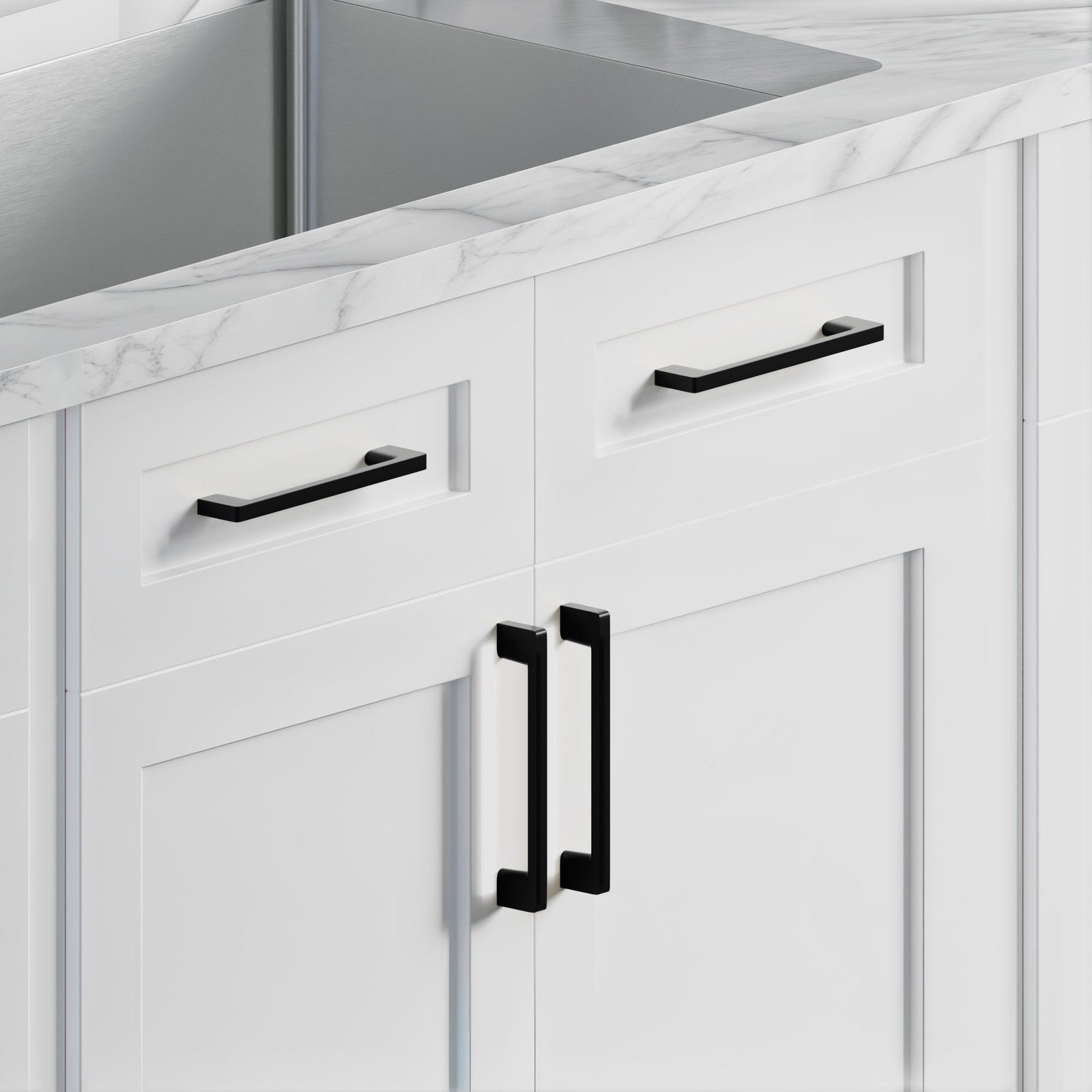 Dowell Cabinet Pulls - Zinc Alloy, Cabinet Drawer/Door Pulls/Handles - 3008 Series