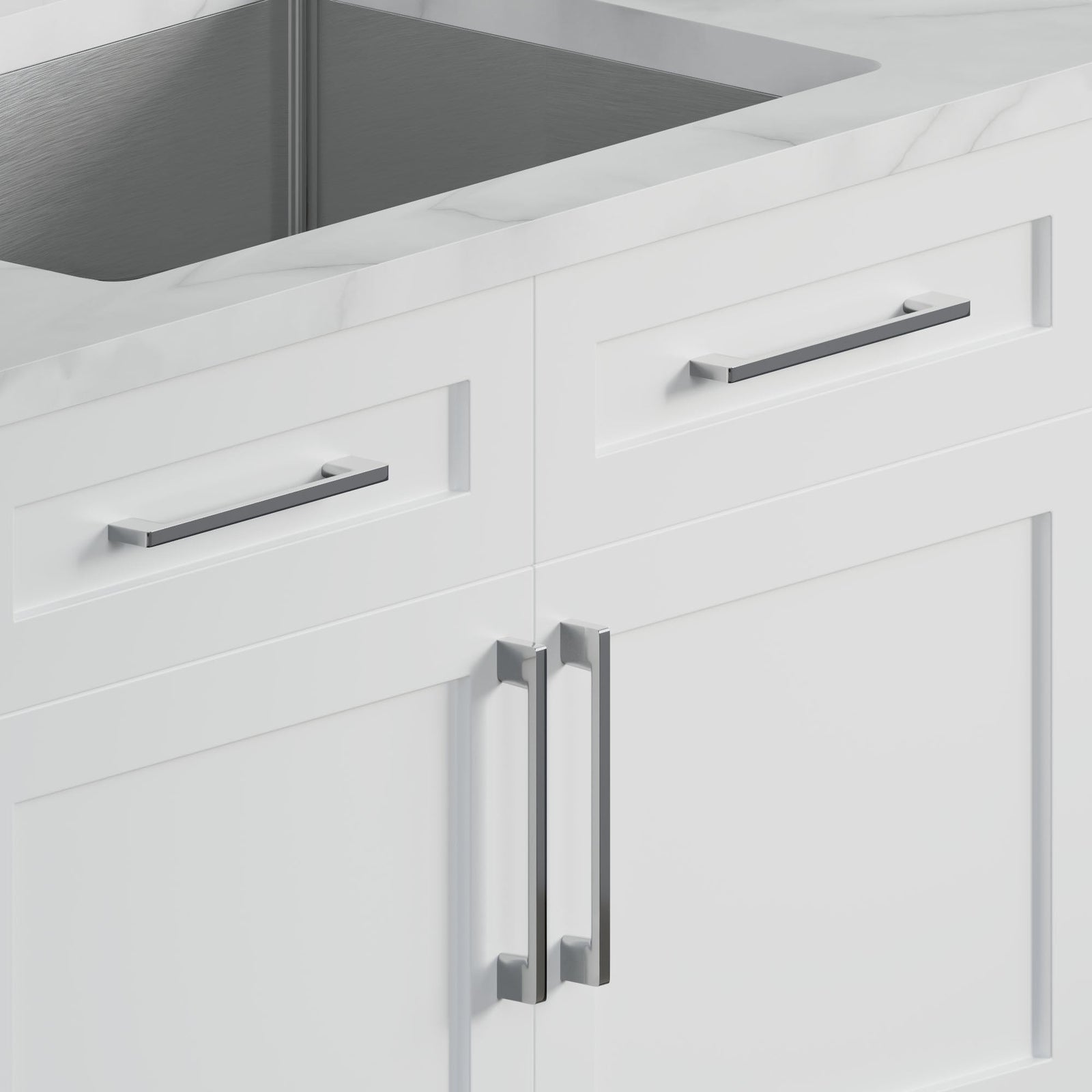 Dowell Cabinet Pulls - Zinc Alloy, Cabinet Drawer/Door Pulls/Handles - 3008 Series