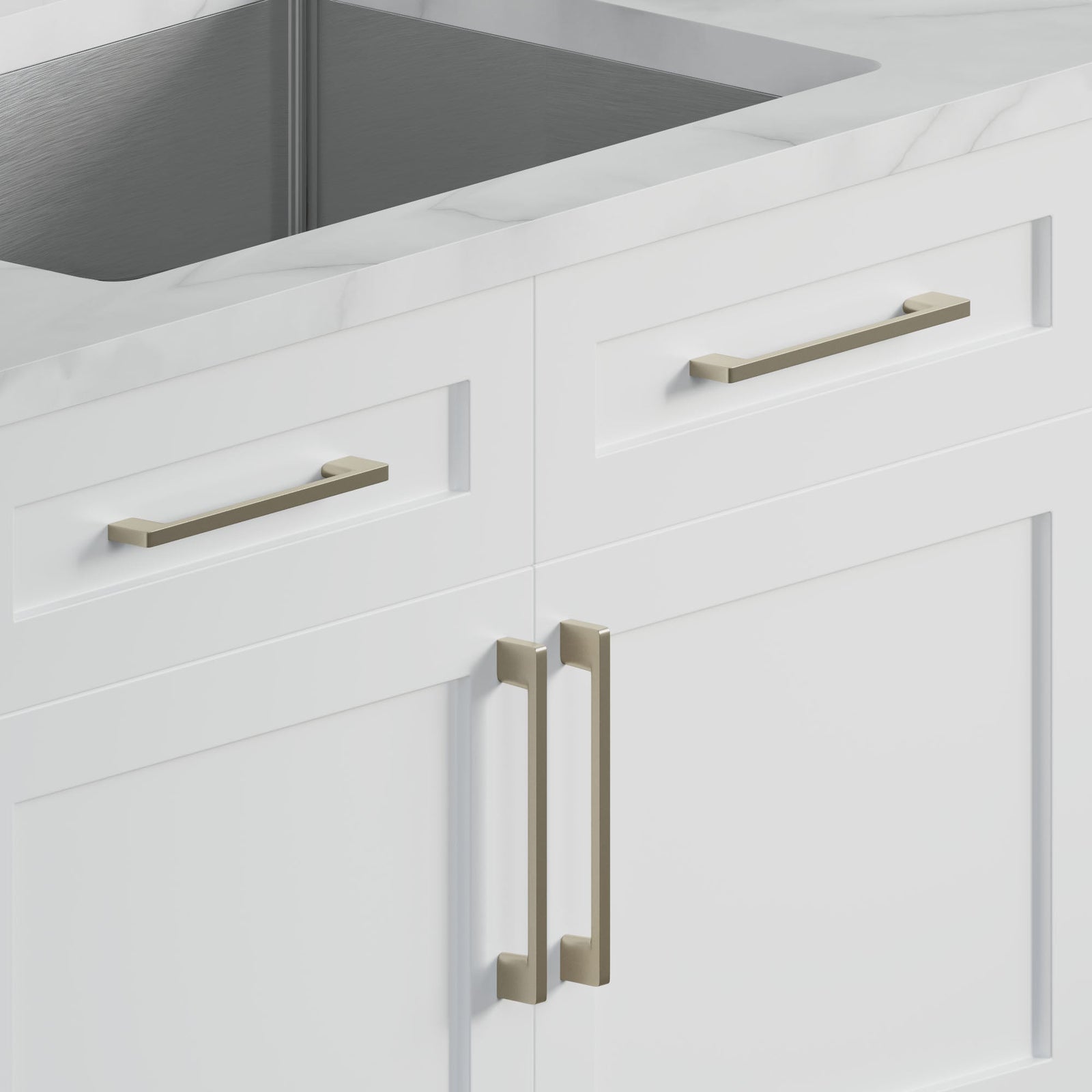 Dowell Cabinet Pulls - Zinc Alloy, Cabinet Drawer/Door Pulls/Handles - 3008 Series