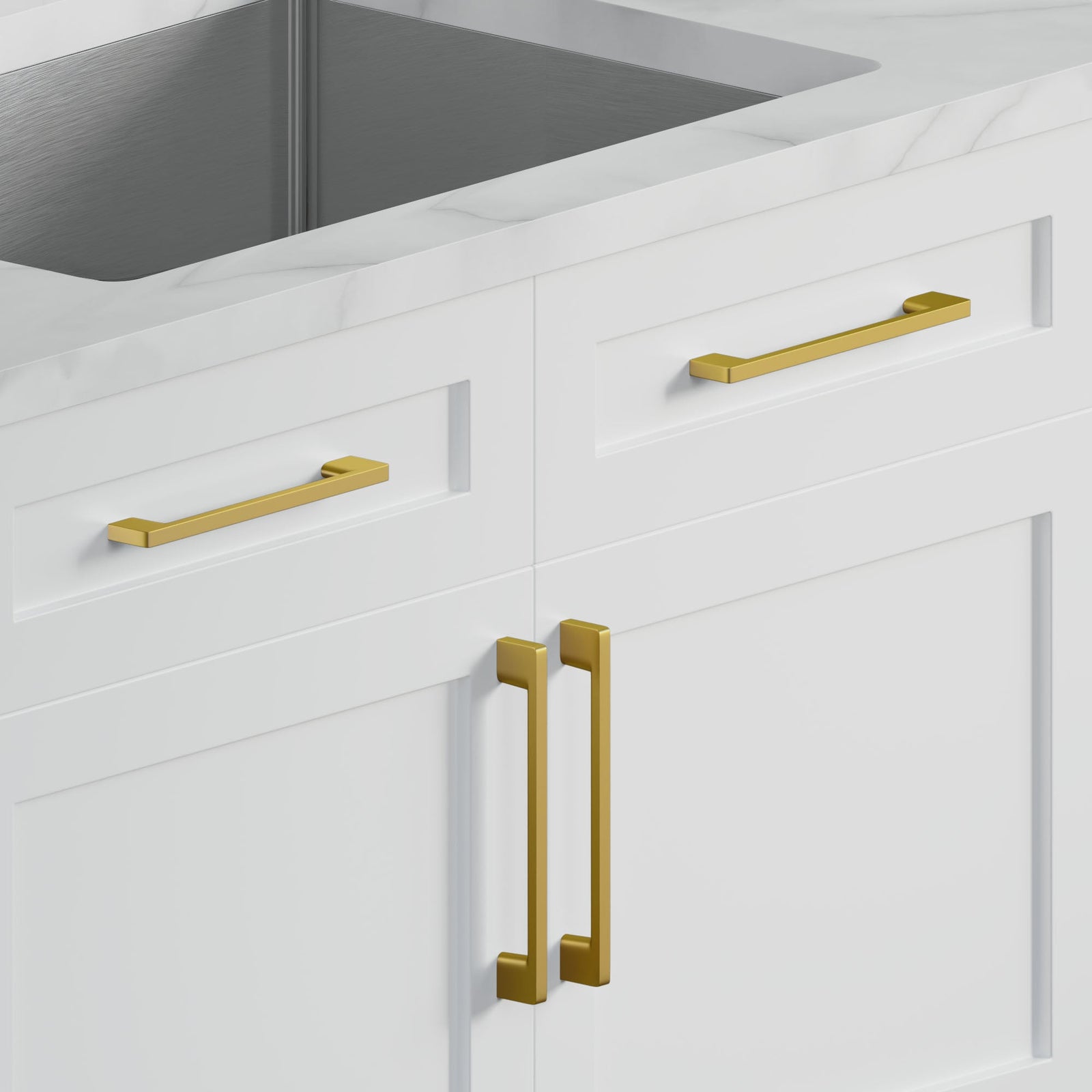Dowell Cabinet Pulls - Zinc Alloy, Cabinet Drawer/Door Pulls/Handles - 3008 Series